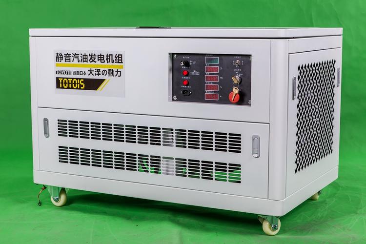 餐厅应急25kw静音汽油发电机产品图片